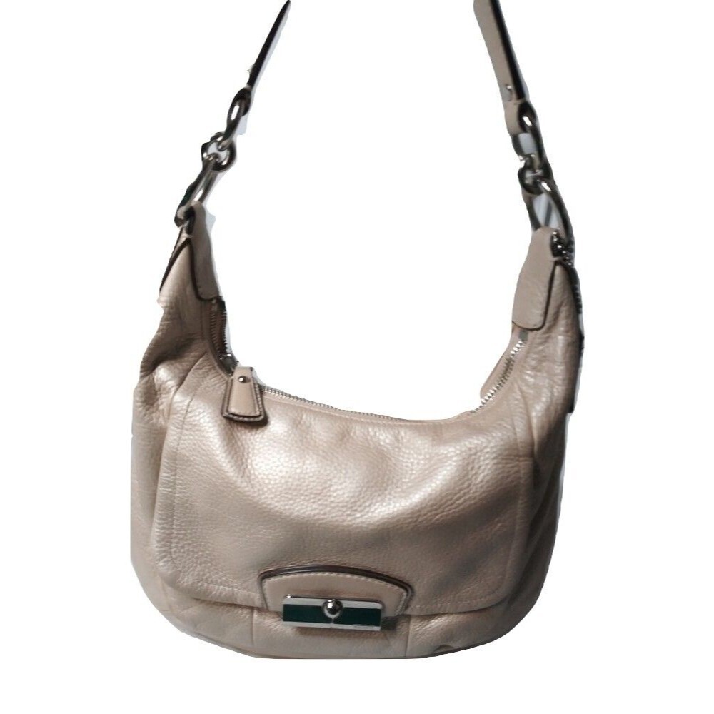 Vintage Coach Kristin Hobo Shoulder Bag Light Rose Gold #19303 - Picture 5 of 9